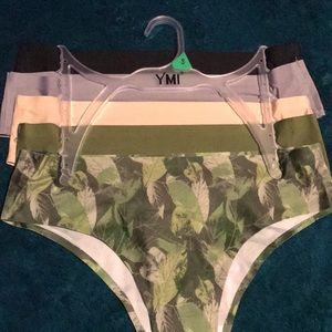 5 pack ladies YMI seamless thongs